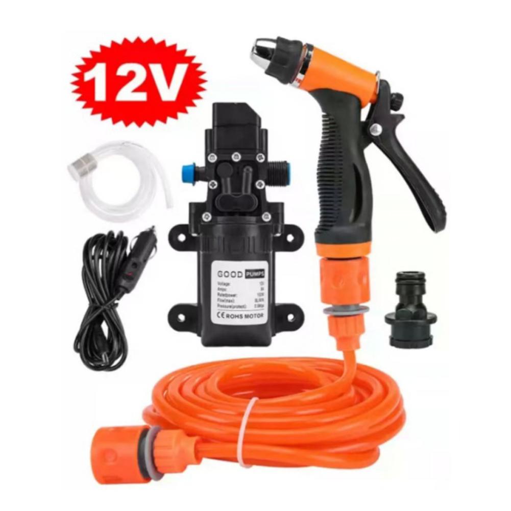 12V High-pressure Water Gun Electric Portable Electric Car Washing Pump With 6M Hose For RV Marine Cleaning tools Z4E4