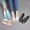 Style Women Flats Pointed Toe Cut-outs Loafers Hollow Out Slip on flat Shoes Women Sandals Zapatos mujer Ladies Shoe ujm89
