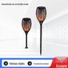 Cross-Border Solar Flame Ground Plug Torch Lights for Outdoor Garden and Lawn