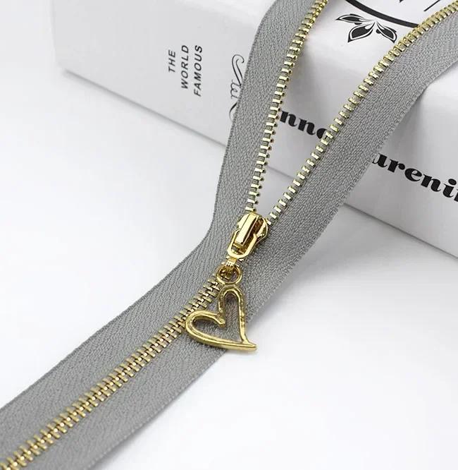 3Pc Meetee 15-70cm 3# Metal Zippers Auto Lock Zip for Clothes Purse Pocket Zipper Closures Repair Kit DIY Bag Sewing Accessories