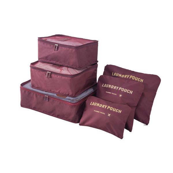 Travel Storage Bag Six Piece Set Luggage,Clothing Sorting Bag,Business Travel Clothes,Shoes,Underwear Packaging Storage Bag
