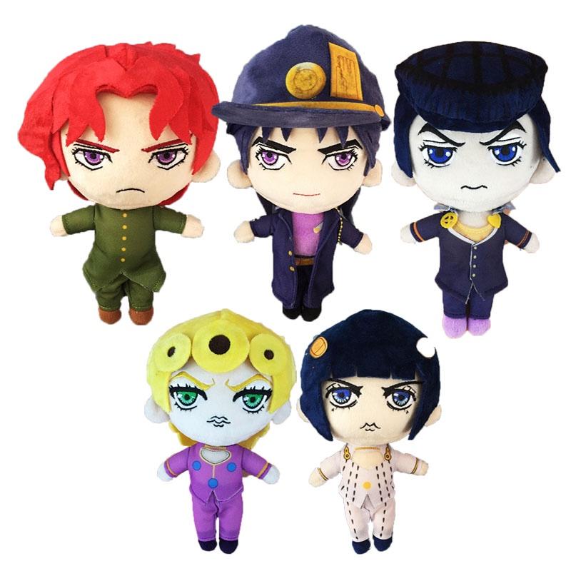 Adorable Jojos Bizarre Adventure Plush Toy Doll Featuring Bucciarati Josuke Giorno Noriaki Giovanna For Kids And Fans