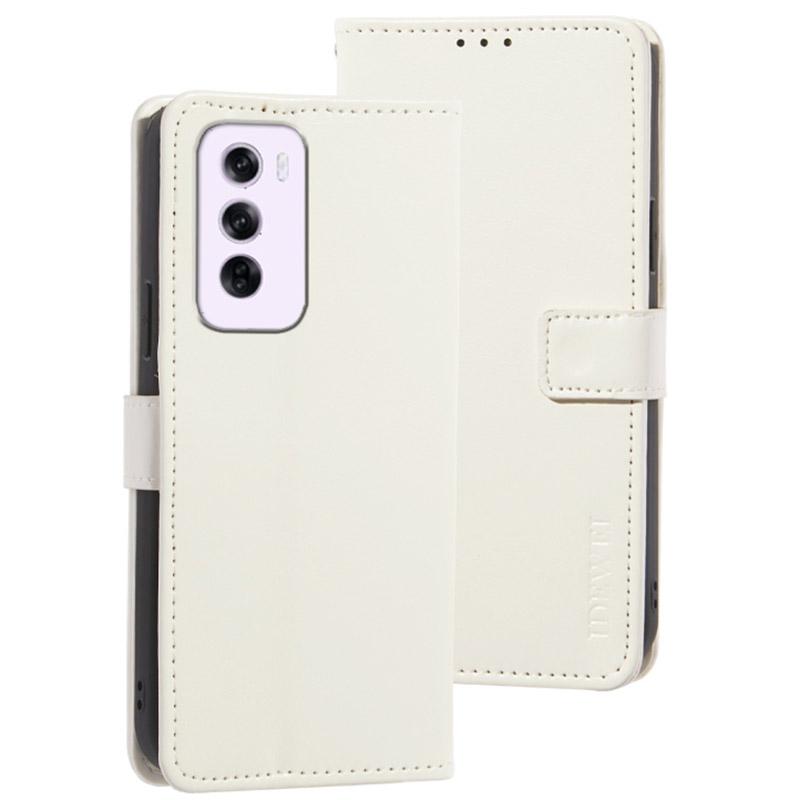 For Oppo Reno12 5G (Global) Stand Case Crazy Horse Texture Leather Phone Cover