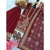 *Launching New  Đěsigner Party Wear Look Pur Heavy Faux Georgette Top Plazzo & Dupatta Set