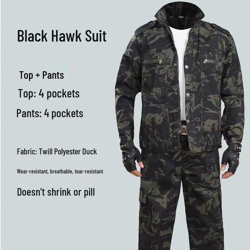 Yingtu Heavy-Duty Camouflage Workwear Set