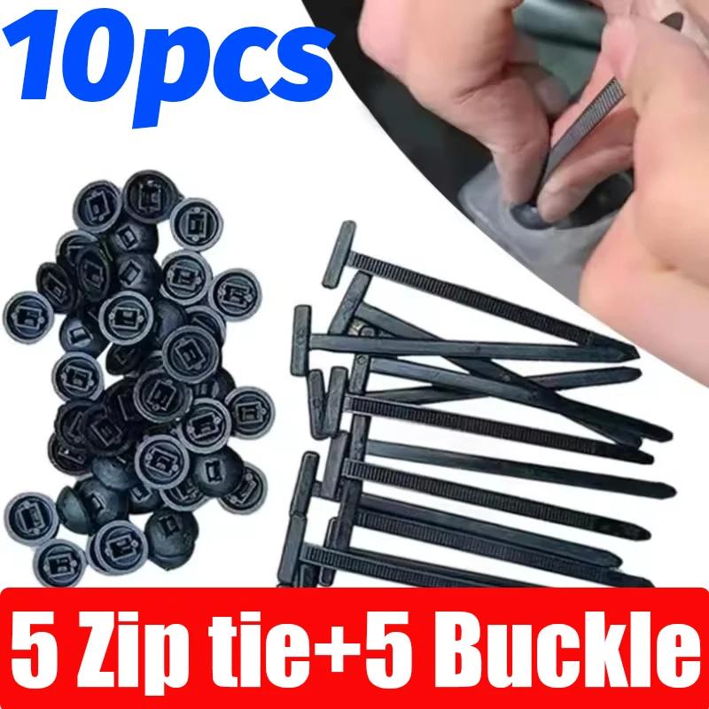 Multi-Purpose Nylon Zip Ties Car Engine Guards Underbody Panel Fastener Clip Screw Replacement Heavy Duty Self-locking Cable Tie