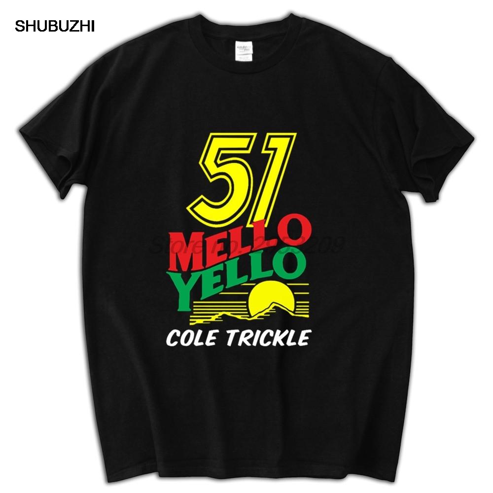 

51 mello yellow - days of thunder men s custom black men T-shirt brand euro size tee-shirt 4XL