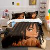 Dreadlock Beauty Printed Bedding Set Duvet Cover Pillowcases (1* Duvet Cover 2* Pillowcases, Duvet Insert Not Included)