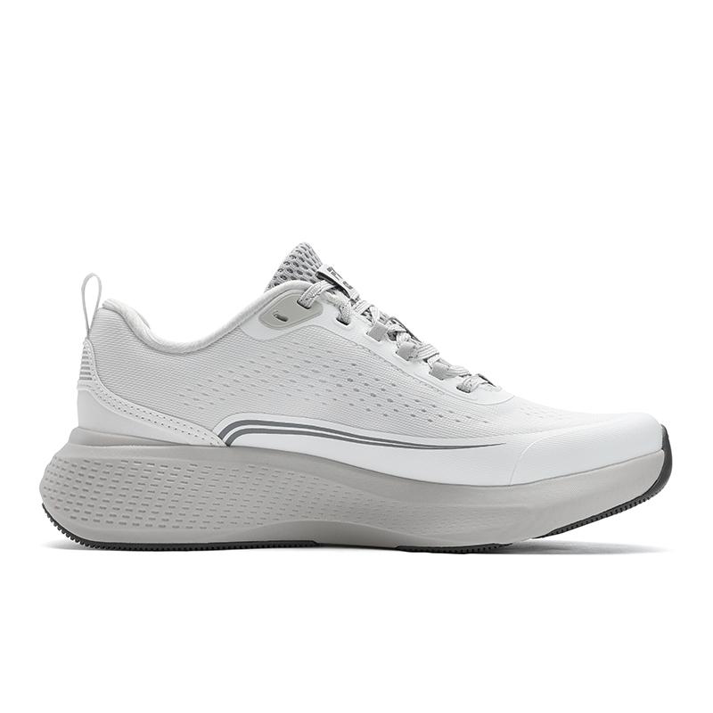 New FILA Sports Function Cushioning, Wear Resistant Low Top Running Shoes Women's White Gray A12W531134FBN