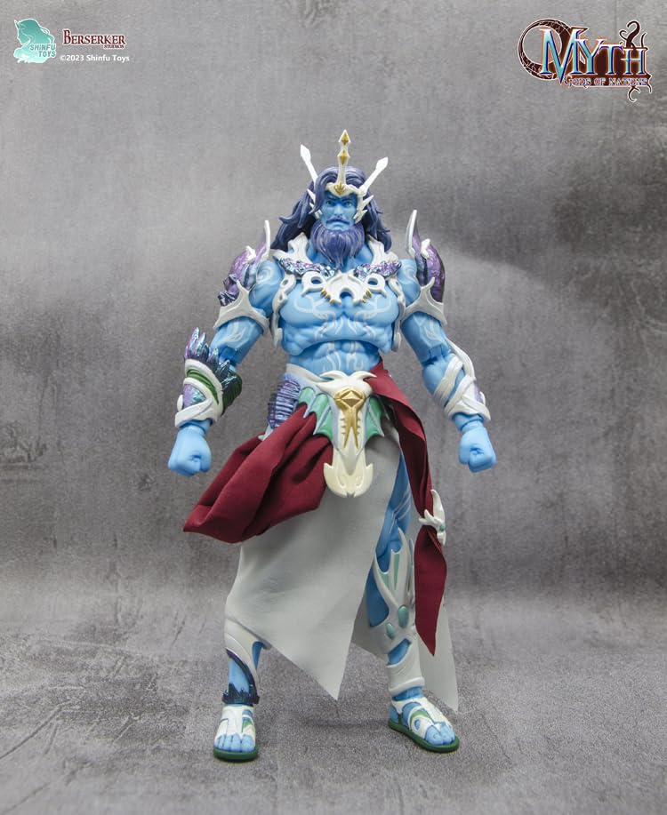 BERSERKER STUDIOS Myth Series M03 Poseidon scale PVC ABS cloth painted movable figure 1/12 & &