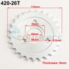 1Pcs 420/428 24T/26T/28T/29T/31T/35T/37T Teeth 30mm Rear Gear Sprocket Fit For Honda Monkey Motorcycle Pit Dirt Bike Accessories
