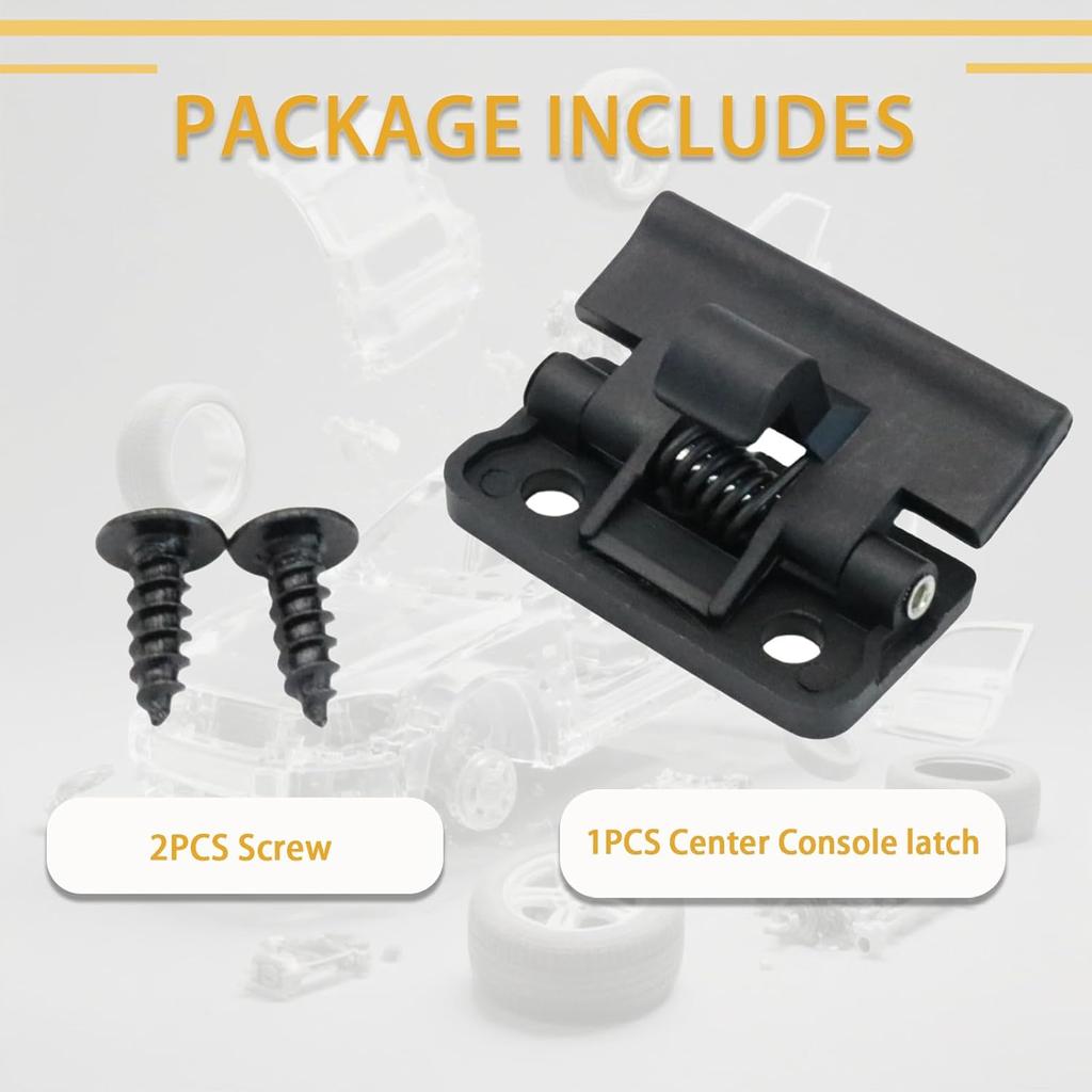 Center Console Lid Latch 58908-12080 Compatible with Toyota 4Runner | Avalon | Land Cruiser | Camry | Corolla | Pickup | Rav4 | Prius | Prius C |