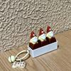 3 Keys Cute Gnome Fidget Keychain With Stress Relief Lovely Cartoon Design For Office Decor Daily Use Small Gift