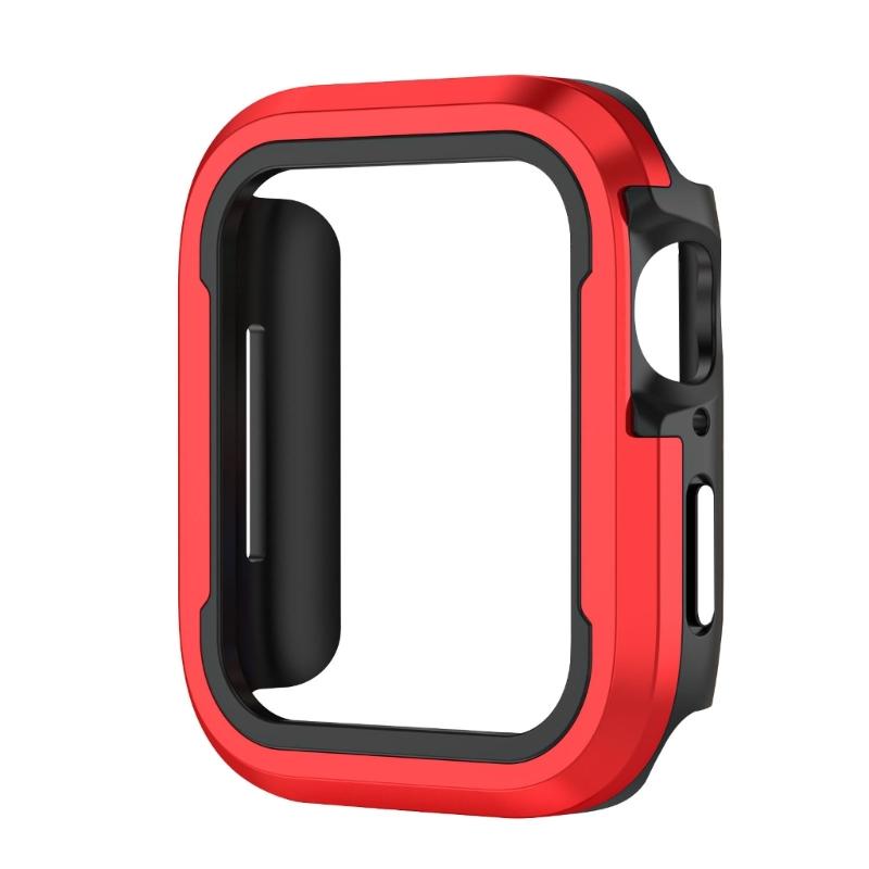 40/41/44/45mm Bumper Case Slim- Protective Cover Lightweight Aluminum & TPU Case Fitting for Watch S8/7/6/5/4/SE2
