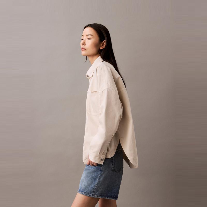 Calvin Klein American Vintage Loose Fit Cotton Shirt Women shirts 47B083G