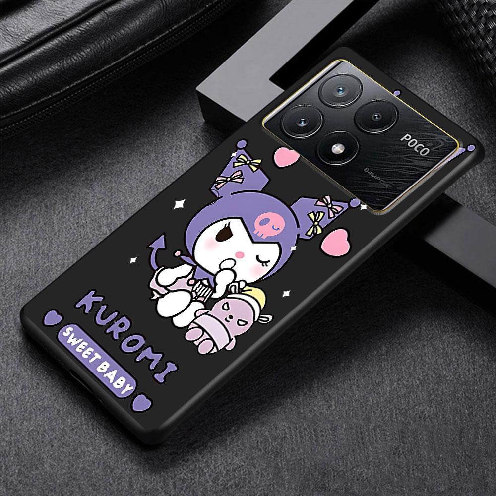 Custodia Cinnamoroll Kuromi per Xiaomi Poco M3 X3 NFC X5 M5s M4 Pro 5G F3 Cover Morbida in Silicone per Telefono Coque