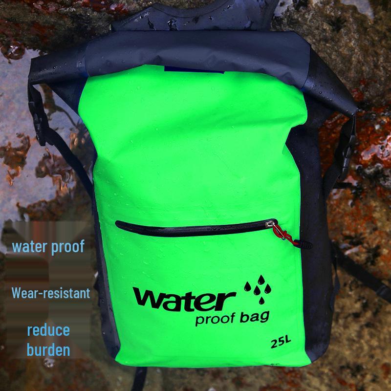 Sac étanche d'extérieur pour plage et natation - Sac à dos seau de rafting en PVC