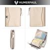 Humerpaul Neue RFID Männer Brieftasche Blockieren Schutz Anti-Diebstahl Scan Männlichen Leder Biflod Kurze Brieftasche Zipper Münzfach Beutel Casual geld Tasche