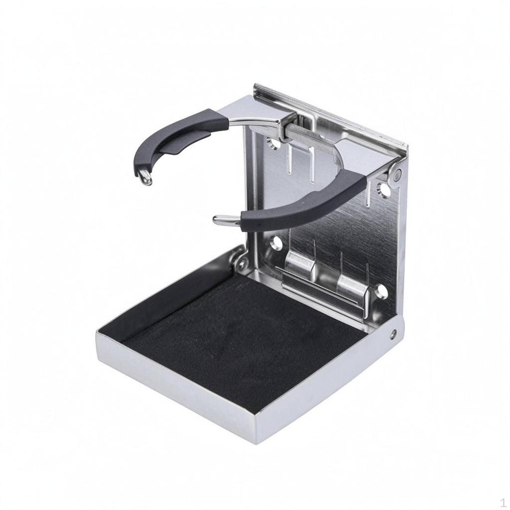 Folding Cup Holder Foldable Stainless Steel Bracket-Style for Yacht