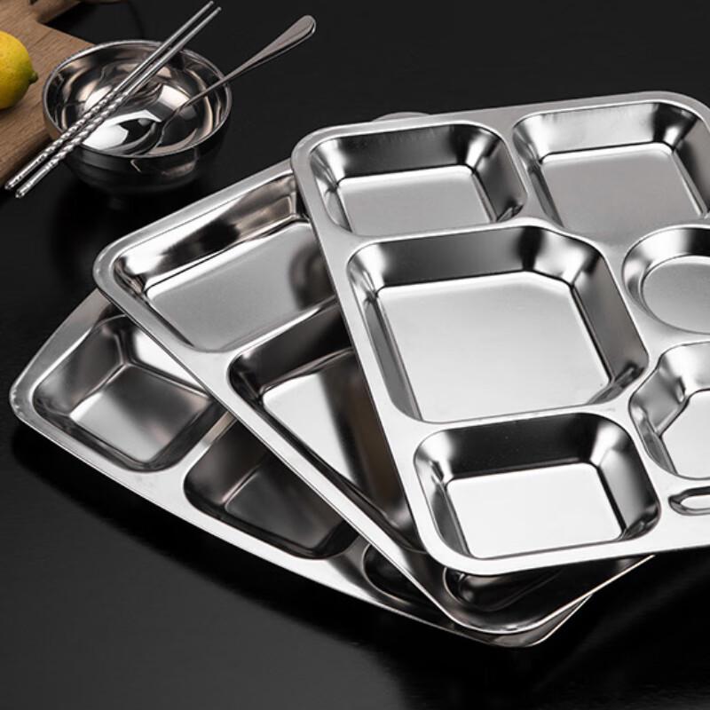 Yunluan 304 Stainless Steel Divided Dinner Plate