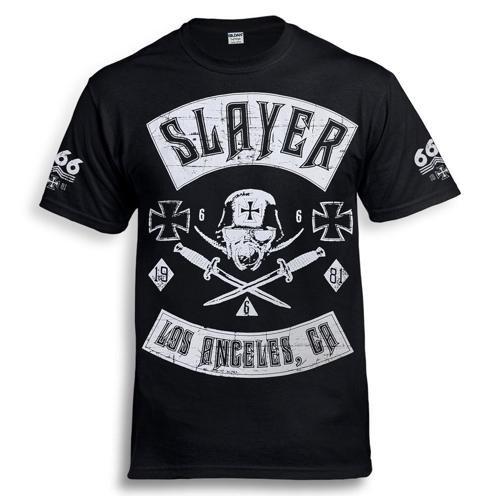 SLAYER Los Angeles 1981 Black T-Shirt Metallica Unisex T-Shirt L