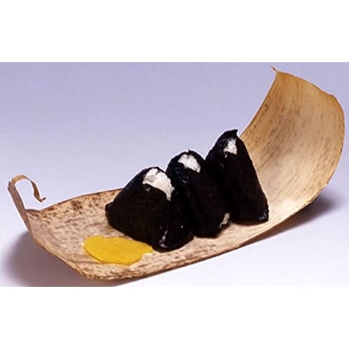 Yamaco Naturalis Bamboo Skin Wraps for Bento Boxes, 10 Sheets, 12-14 x 53cm, 88547