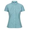 Regatta Womens/Ladies Mindano VIII Ditsy Print Short-Sleeved Shirt