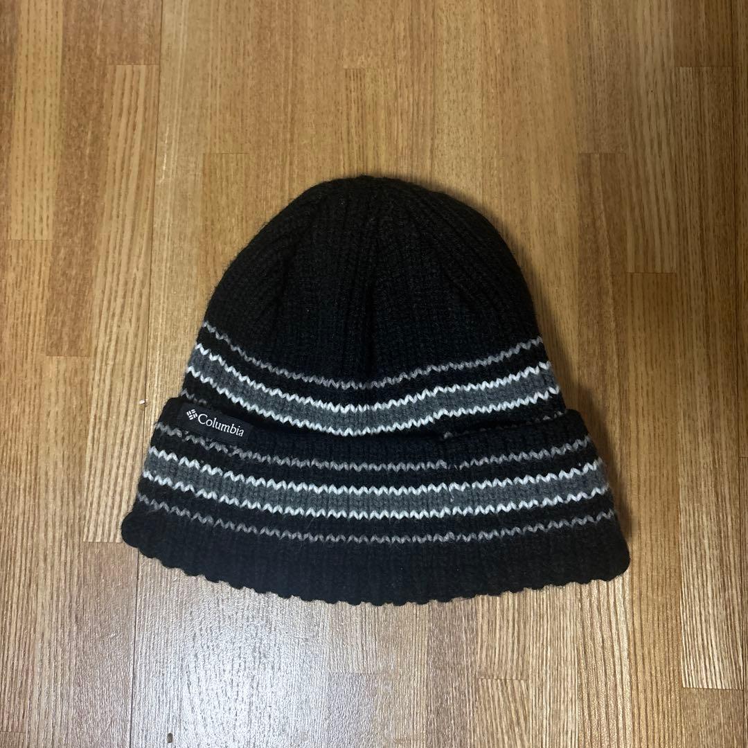 Used Columbia striped knit hat