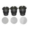 Coffee Dosing Cup Metal Coffee Dosing Cup Coffee Filter Coffee Powder Transfer Efficient Tool Perfect for Coffee Machine