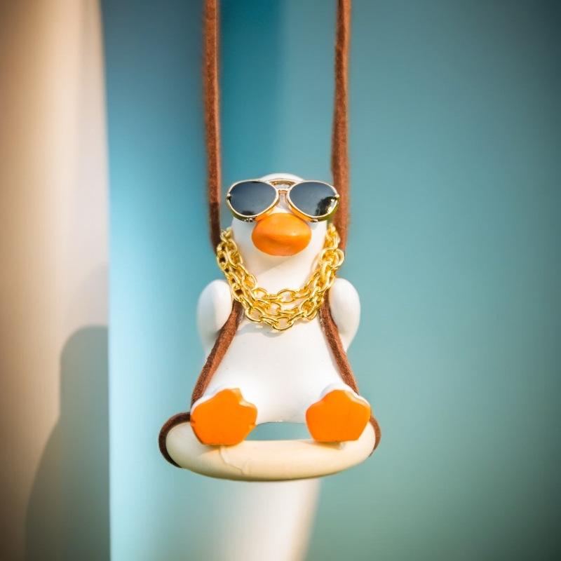 Car Pendant Swing Duck Car Rearview Mirror Pendant Car Pendant Car Pendant