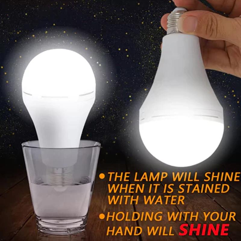 9W 15W Emergency Light Bulb Portable Rechargeable Lighting Bulb With Hook E27 Led Energy-Saving Lamps For Camping Night Fishing