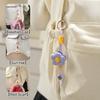Flower-Shaped Hat Clip with Carabiner Portable Travel Cap Holder for Bags Backpacks Anti-Loss Accessory for Beach Hiking Daily Use Cute Keychain Bag