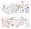 Decorative Sticker Pack for 72 12 Assorted Washi Decorative Adhesive Graffiti Patches Adults 1500+ Designs, Sheets, Themes, Stickers, Stickers,