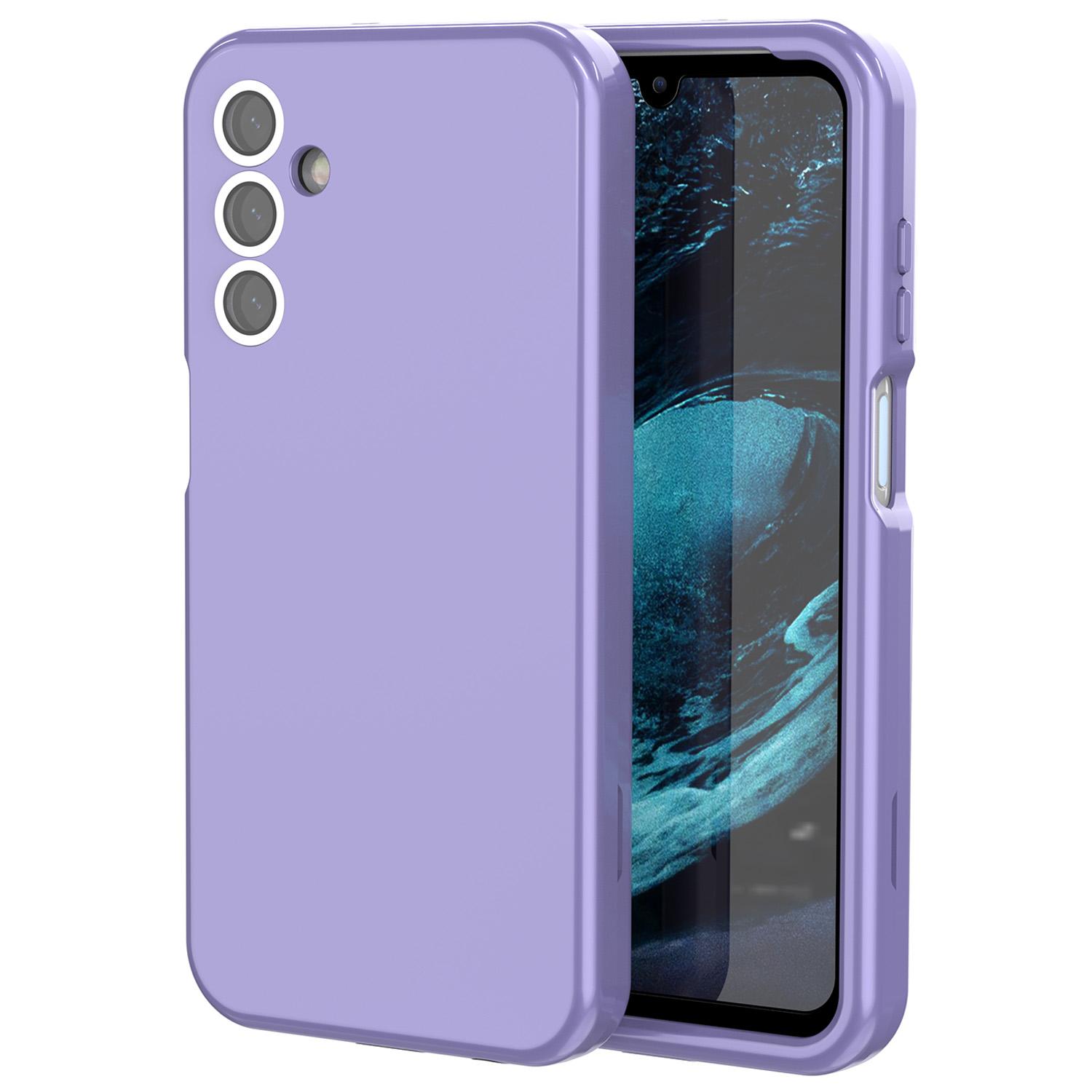 

GW03 For Samsung Galaxy A15 5G Case TPU+PC Phone Cover Dual Layer Shockproof Light Purple
