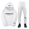 Essentials by FEAR OF GOD: Trendige Couple Hoodies mit Fleece Zweiteiliges Set