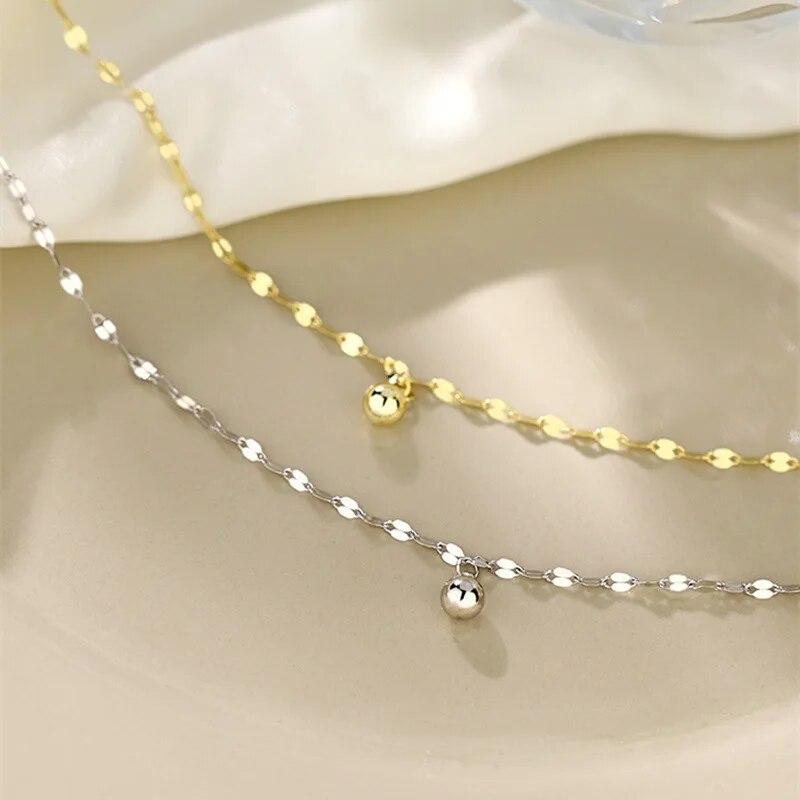Minimal Beads Anklets For Women Simple Vintage Beach Cuban Feet Chain Ankle Bracelet On Leg Summer Foot Female Jewelry