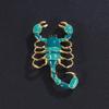 Elegant Scorpion Brooch: High-End Enamel Alloy Pin for Men's Suits