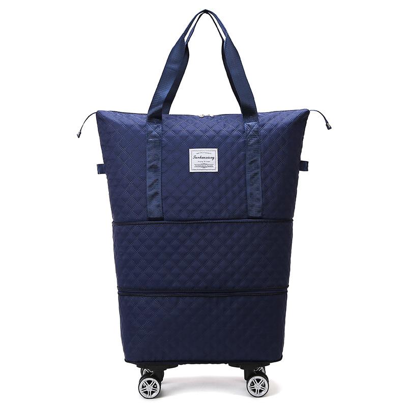 Travel bag Large capacity roller Birth waiting accommodation Fitness storage Clothing bag Rhombus travel portable hand bag