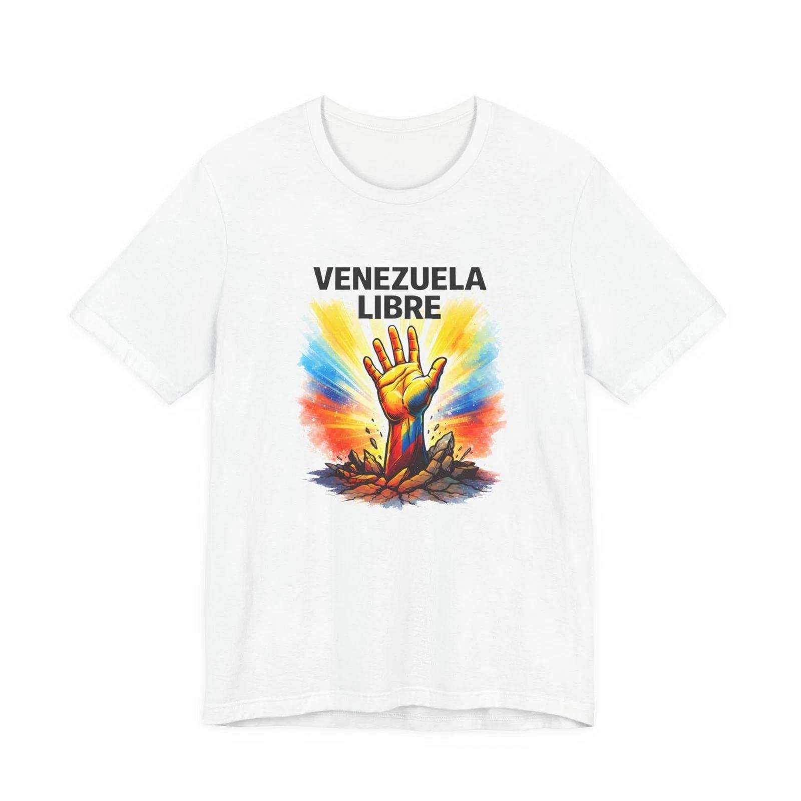 Venezuela Libre Graphic Tee | Bold Venezuelan Expression T-Shirt | Freedom S