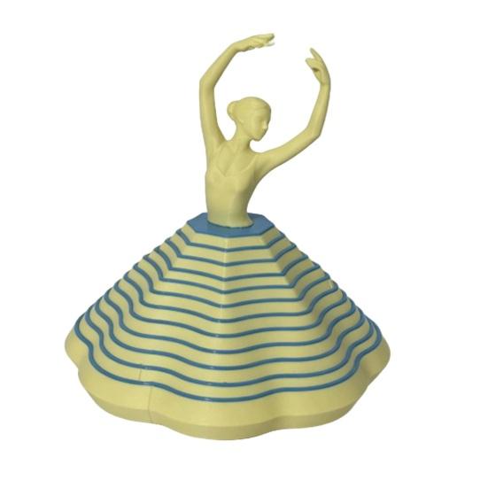 3D Printed Spinning Ballerina Fidget Toy Ballet Dancer Spinner Kinetic Desk Toy Expanded Sensory Stress Relief Toy for Home Office