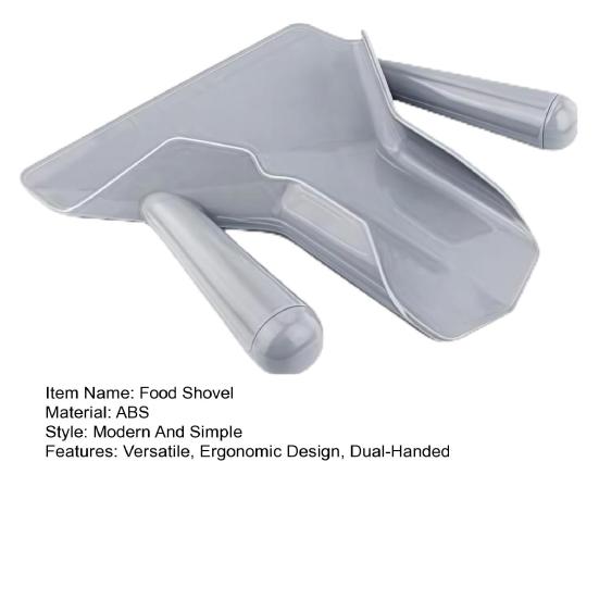 Potato Chips Shovel Dual-Handed Food Shovel Popcorn Scoop French Fry Spatula Restaurant Kitchen Utensil