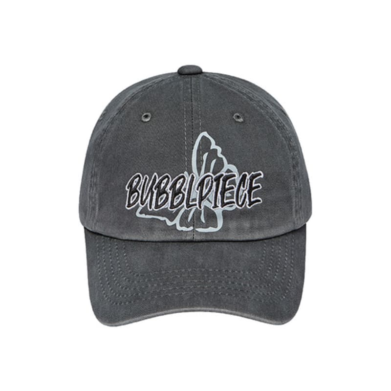 BUBBLPIECE Bubblpiece Butterfly Ball cap_CHARCOAL