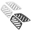 Left Rudder New 2Pcs Car Interior Upper Air Vent Outlet Cover Trim for Mitsubishi Eclipse Cross 2017-2018 Silver/Carbon