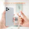 Transparent Finger Ring Mobile Phone Holder Universal  Smartphone Clear Stand Support Cell Phone Car Mount For iPhone 15 Xiaomi