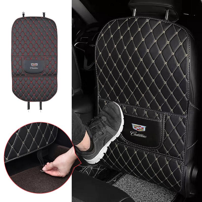 1Pc Car Seat Backrest Anti-kick Pad Anti- dirt Scratch Mat Auto Accessories For Cadillac XT5 XT6 ATS XTS SRX XT4 CT5 CT6