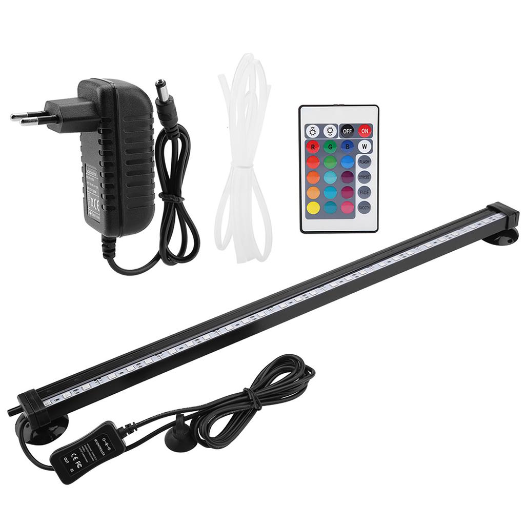 Fish Bubble Light Underwater Led Light with Remote Control Aquarium Light Kit 16cm