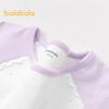 Balabala Girls' Short-Sleeve Contrast T-Shirt