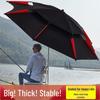Large Fishing and Outdoor Sunshade Foldable Umbrella with Sun and Rain Protection