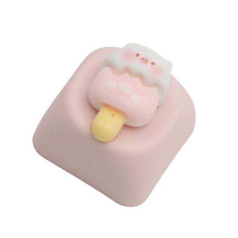 Customizable Piggy Theme Resin Keycaps Mechanical Keyboard Keycap Featuring Ergonomic And Slip Proof