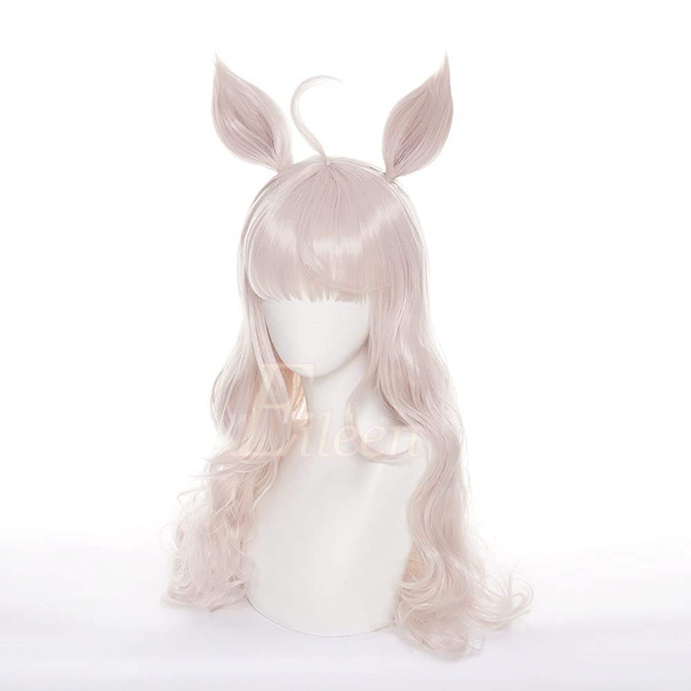 Eileen Uma Musume Cosplay Biwa Perfect for and School Includes Ear Wig, Heat-Resistant, Hayahide, Halloween, Christmas, Festivals. Net.